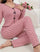 Pyjama femme rose à pois – Confort et style romantique